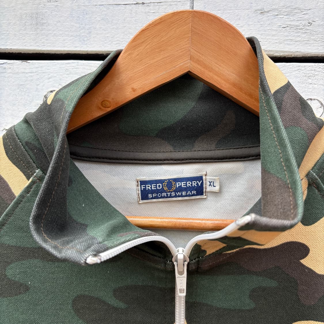 Fred Perry 프레드페리 카모 져지 집업 상품이미지5