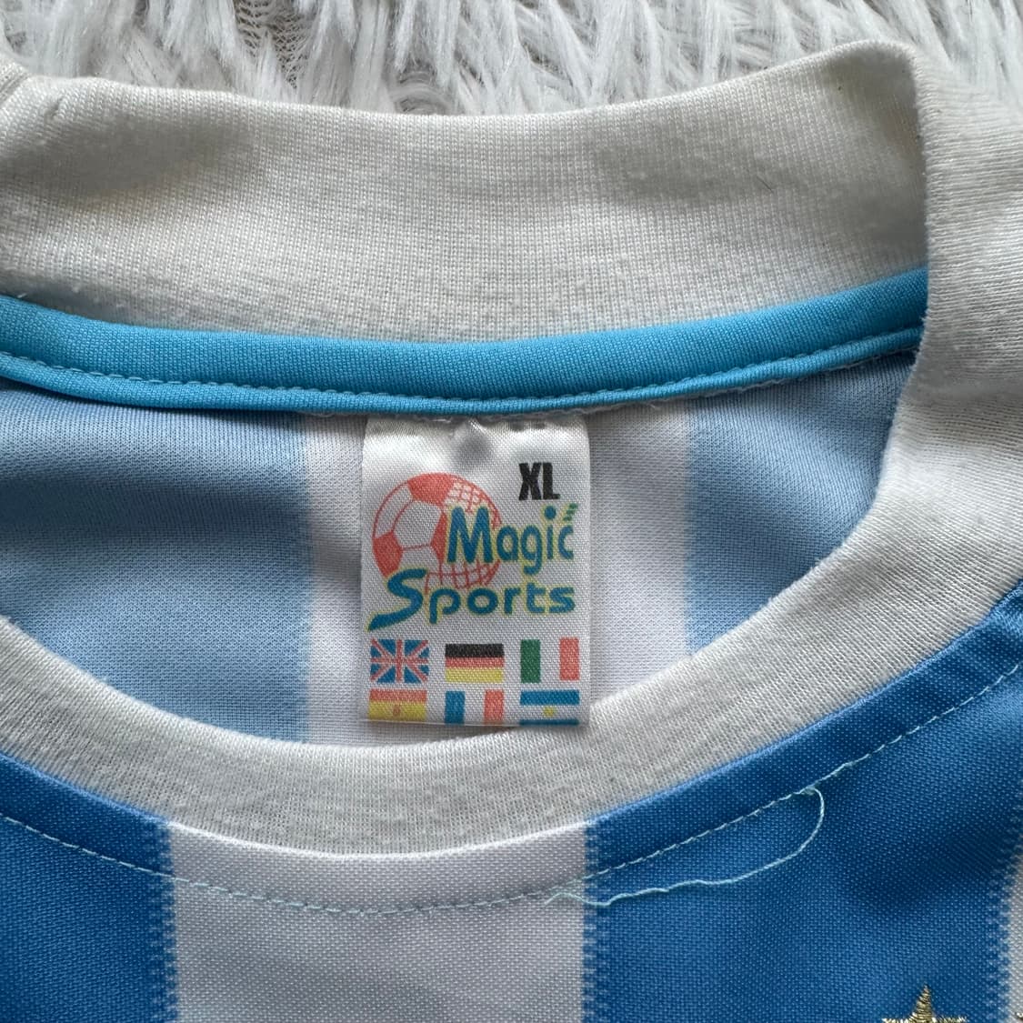 MOGIC 일본빈티지 아르헨티나 유니폼 메시 축구유니폼 크롭티 xl 55 상품이미지4
