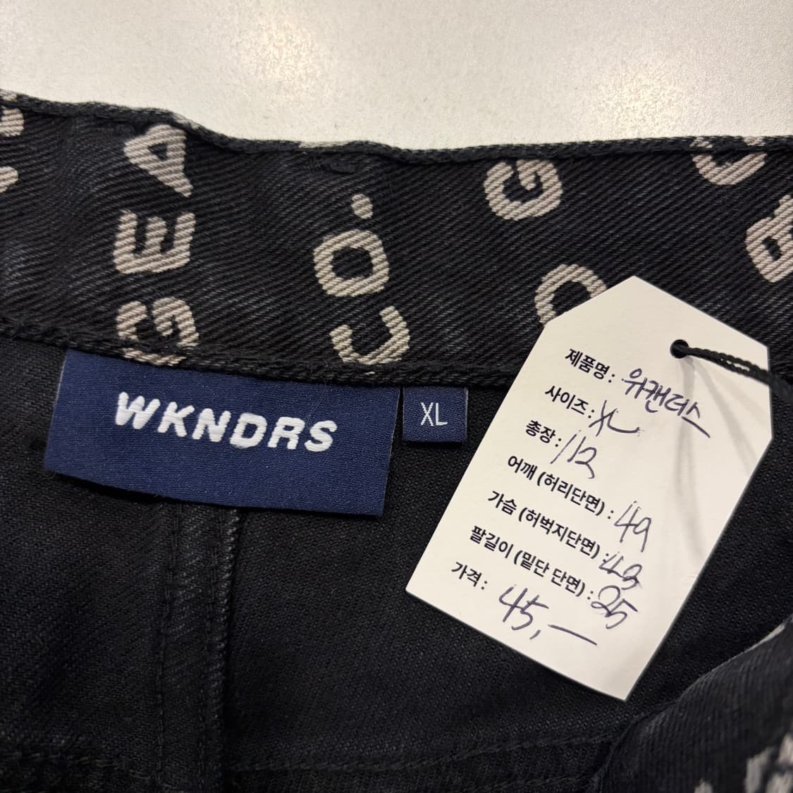 [XL] 위캔더스 위켄드기어 컴퍼니 패턴 데님 팬츠 D615 상품이미지4
