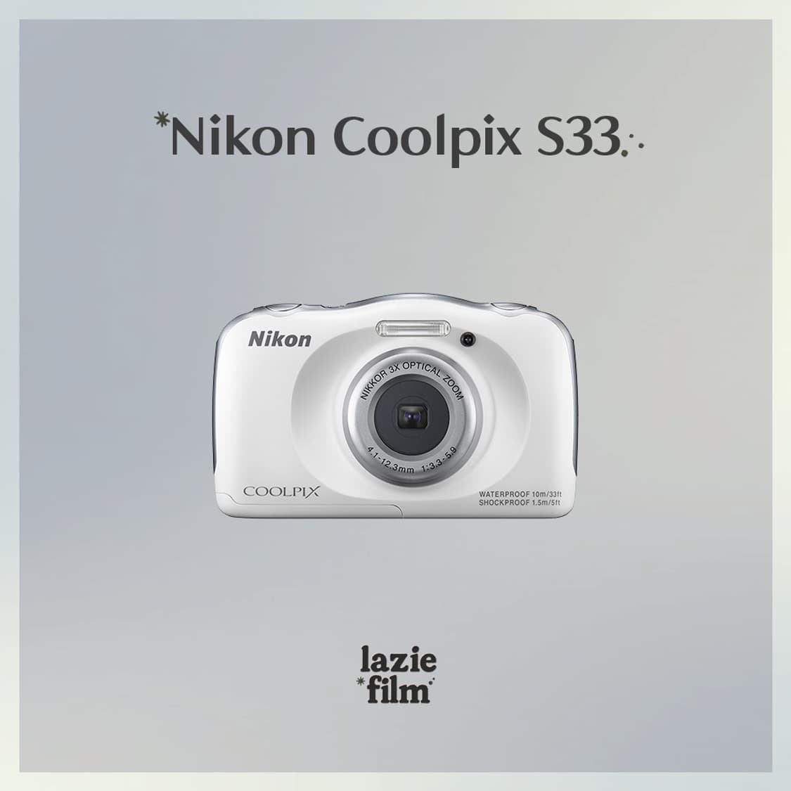 레어✧･ﾟNikon Coolpix S33 니콘 쿨픽스 S33 W100 상품이미지1