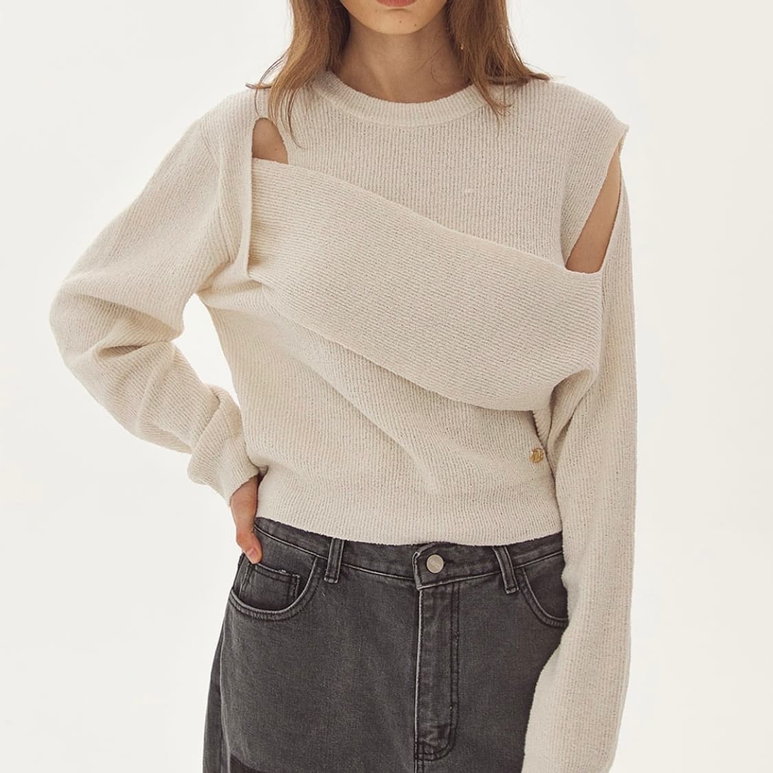 23SS 매그제이 코튼 트위스트 니트 상품이미지4