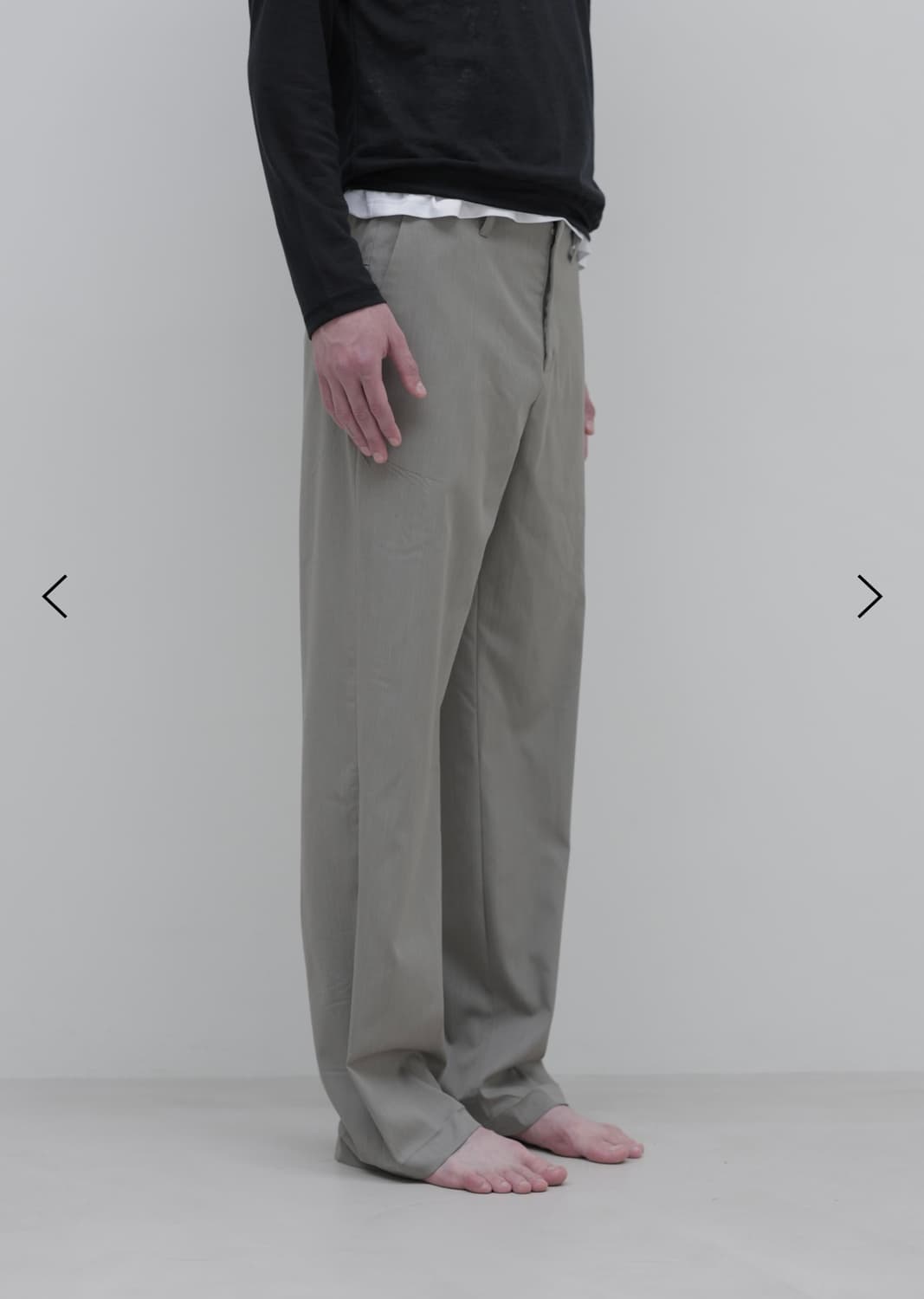 Les sin trouser (dove) 48 size 상품이미지2