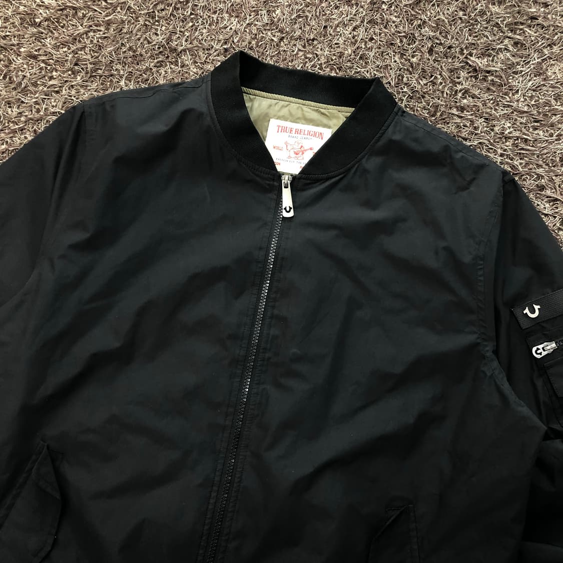 트루릴리전 봄버 블루종 자켓 상품이미지2