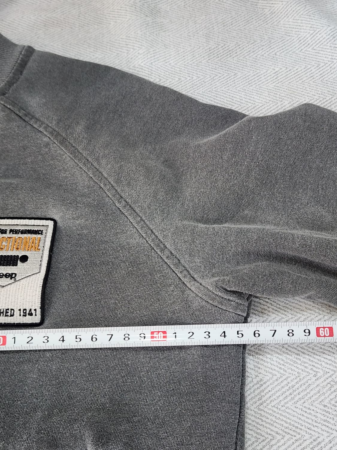 [95] 지프 Jeep 그레이 워싱 봄버 자켓 여성  M (95) 상품이미지5