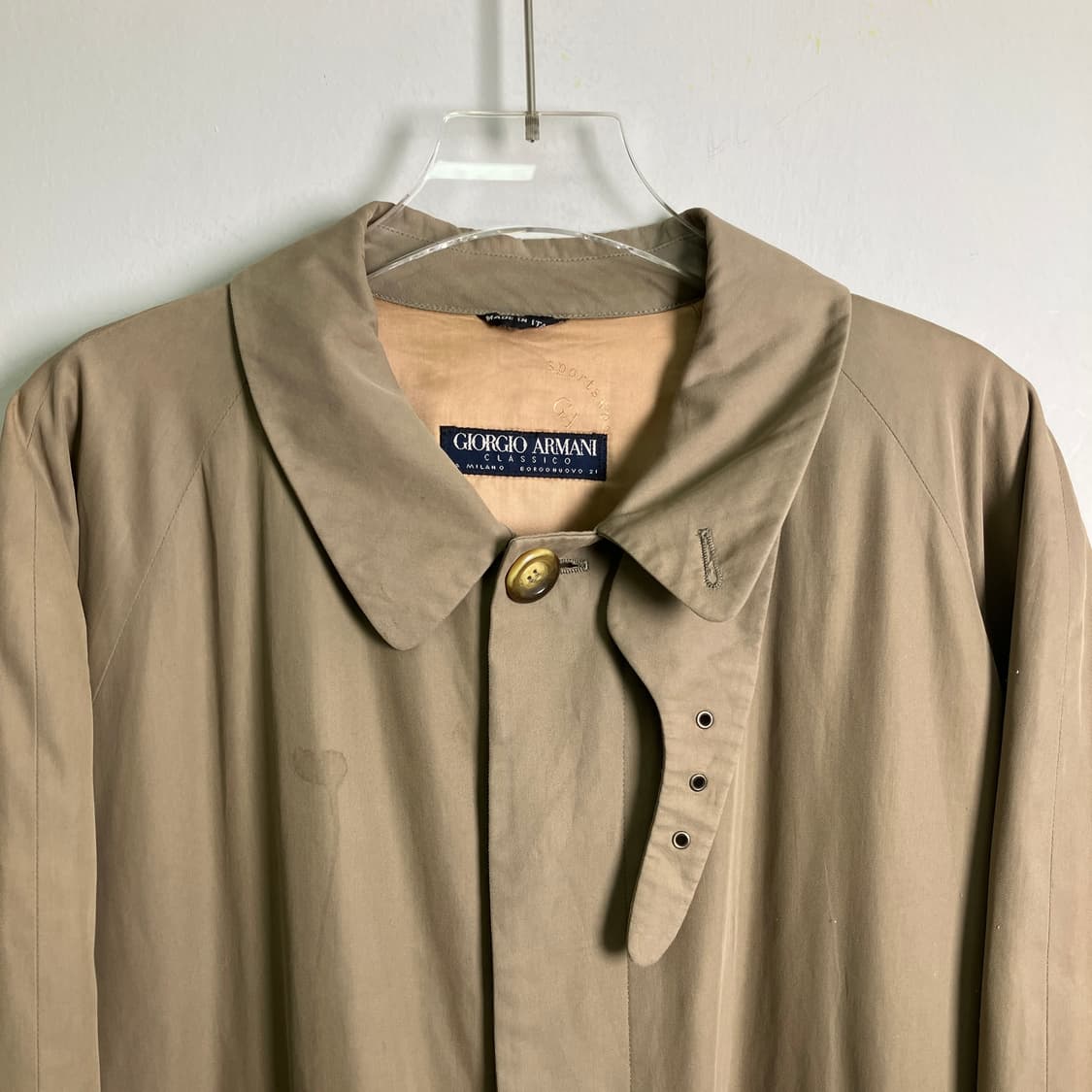 조르지오 아르마니 롱 트렌치 코트  상품이미지4