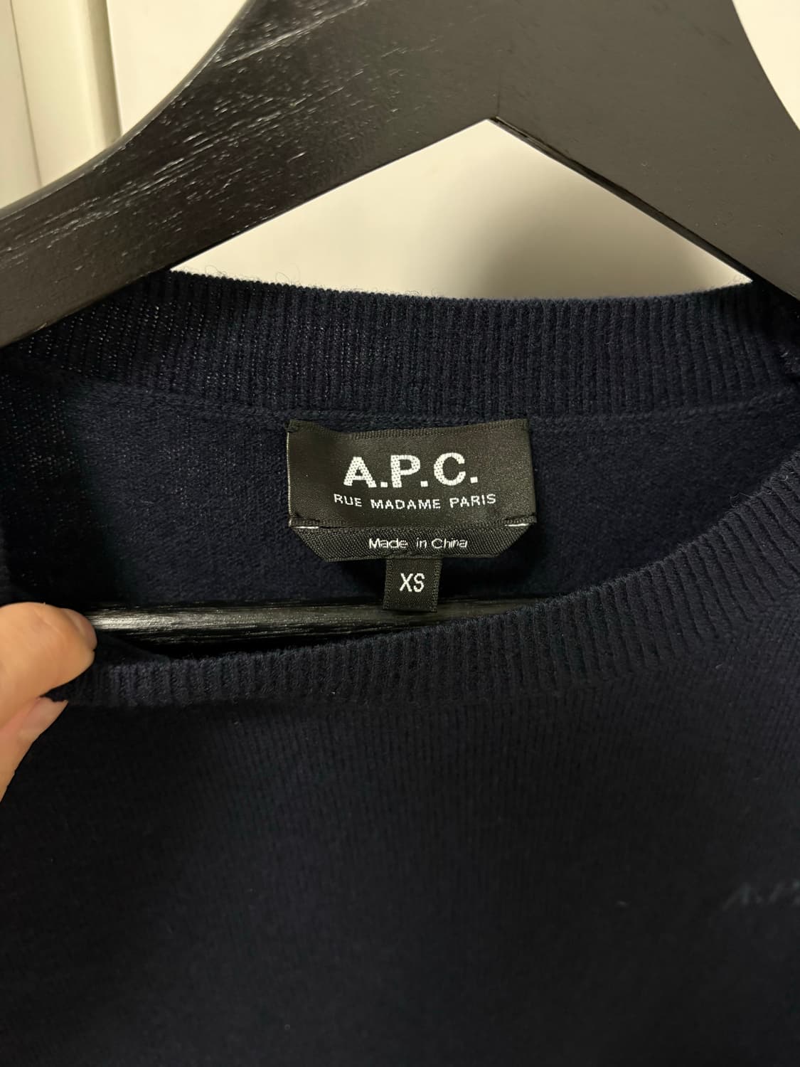 (W) 아페쎄 스웨터 다크 네이비 상품이미지2