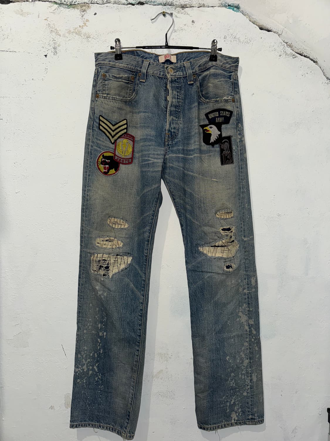 LEVIS 501 오리지널 패치 데님 팬츠 상품이미지1