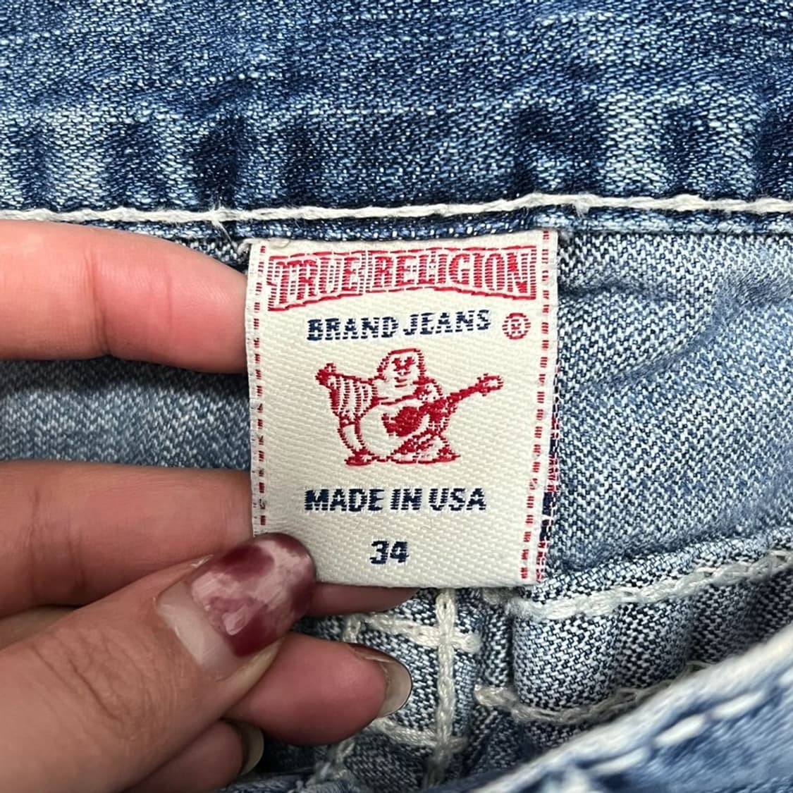 트루릴리젼 로우라이즈 데님 팬츠 v0804 상품이미지7