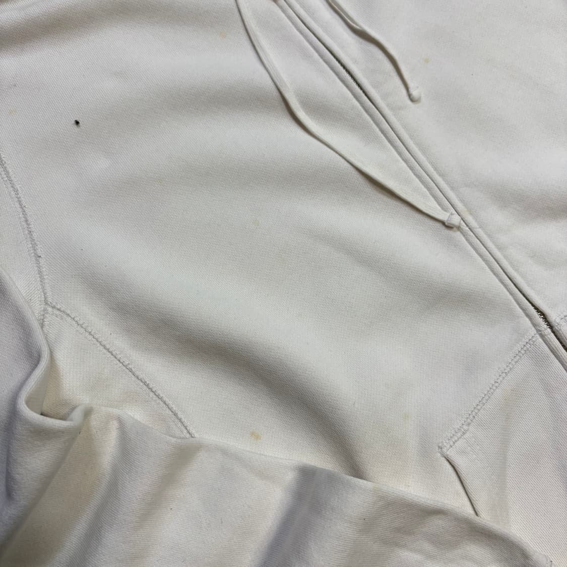 폴로 화이트 후드집업 L 상품이미지5