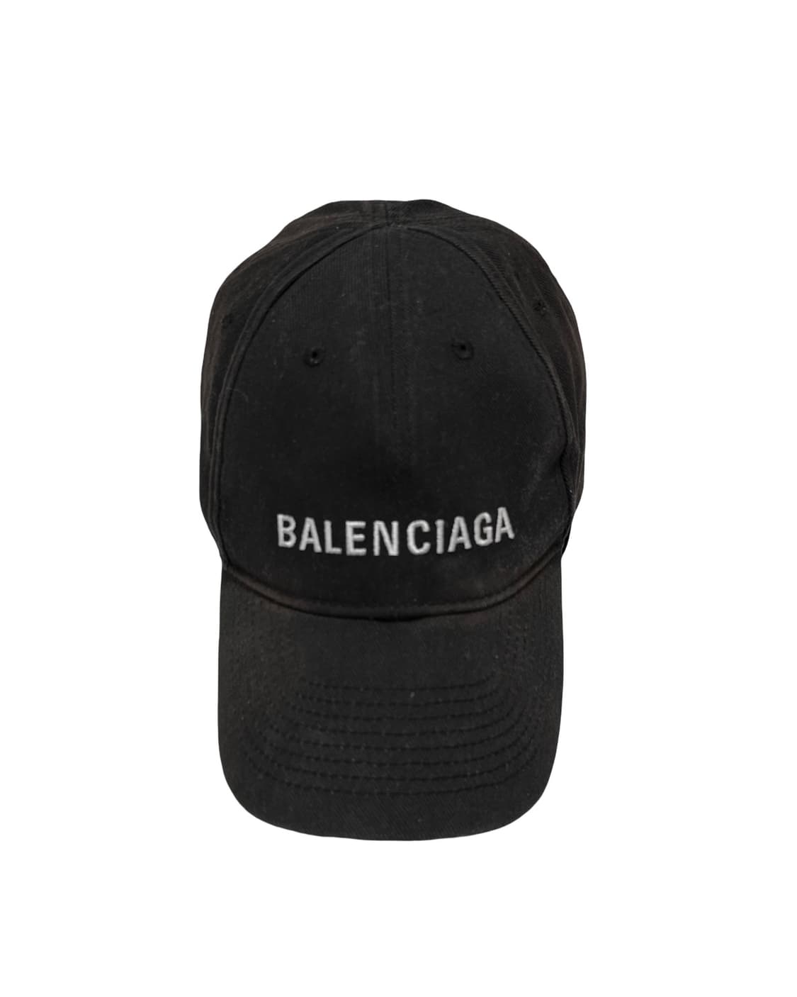 발렌시아가 로고 블랙 볼캡 상품이미지1