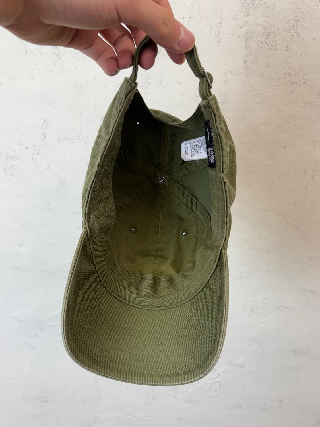 나이키 카키 기본로고 볼캡 상품이미지4