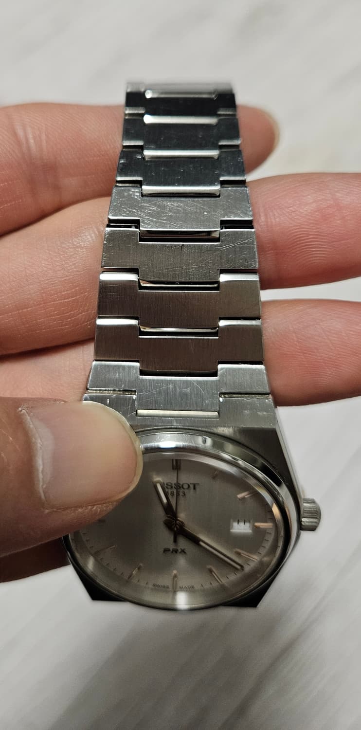 티쏘 PRX 쿼츠 40mm 실버 상품이미지6