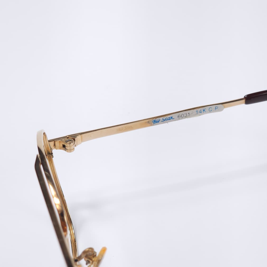 14K 도금 90년도 데드스탁 투브릿지 안경 상품이미지5