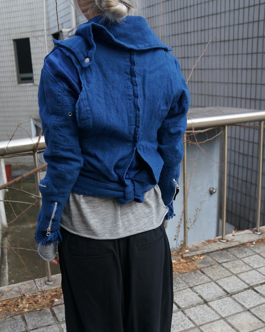 준야 와타나베 꼼데가르송 07aw 축융 라이더 자켓 상품이미지8