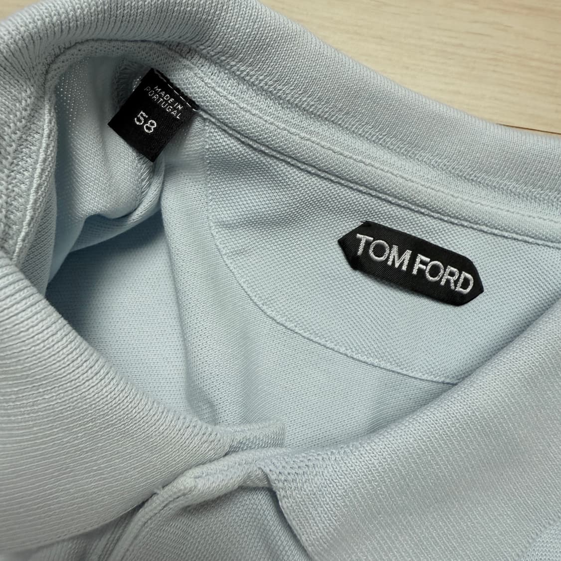 TOM FORD 톰포드 블루 피케 폴로 셔츠 58 빅사이즈 상품이미지9
