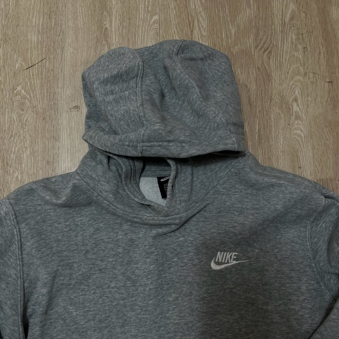 나이키 스우시 로고 약기모 후드티 [그레이] M/95 상품이미지2