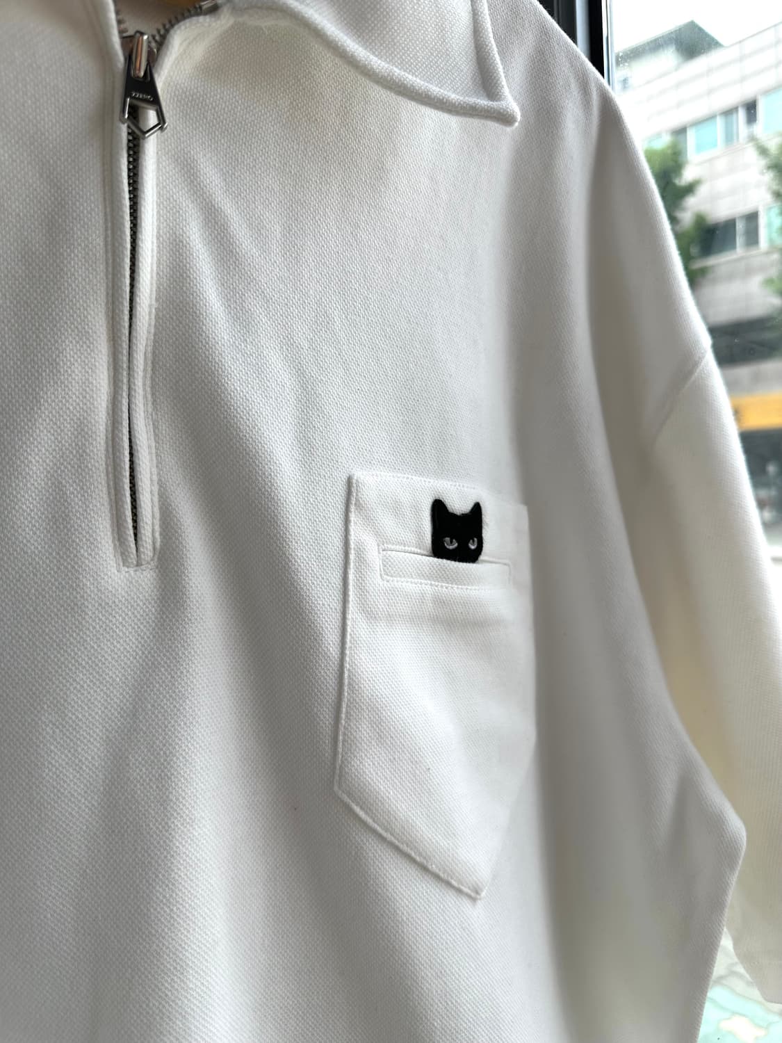 M/ 지제로 송지오 팬서 하프집업 맨투맨 상품이미지5