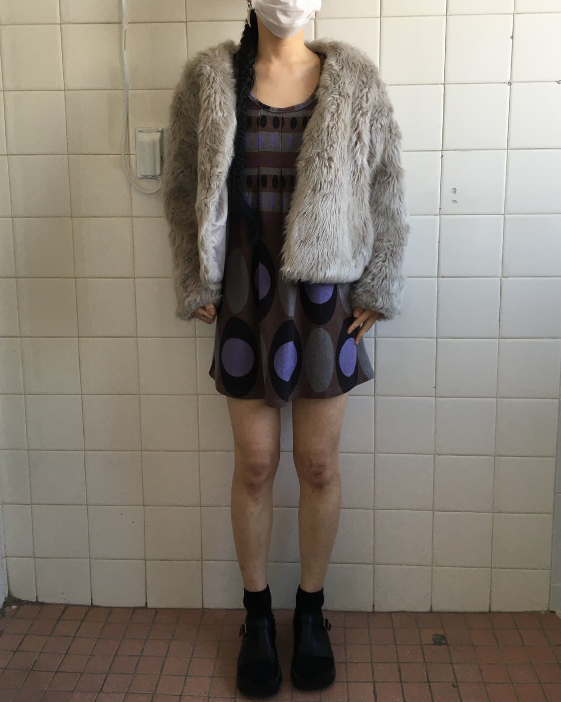 Fake fur open jacket 상품이미지7
