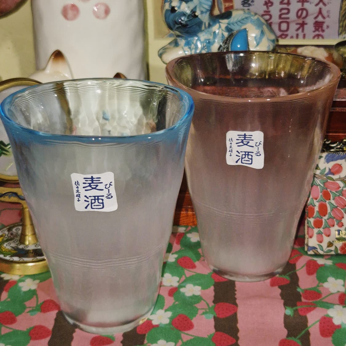 90s 사사키 핸드블로운 아이스 텀블러 2p 세트 상품이미지6