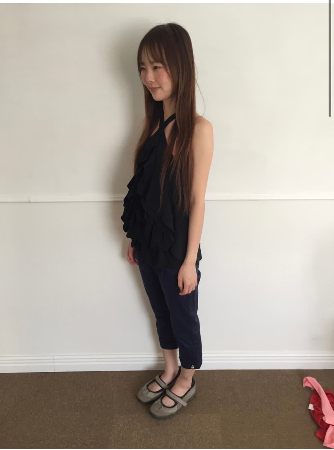 시소르타 빈티지 페어리 블라우스 & 카프리 팬츠 세트 상품이미지5