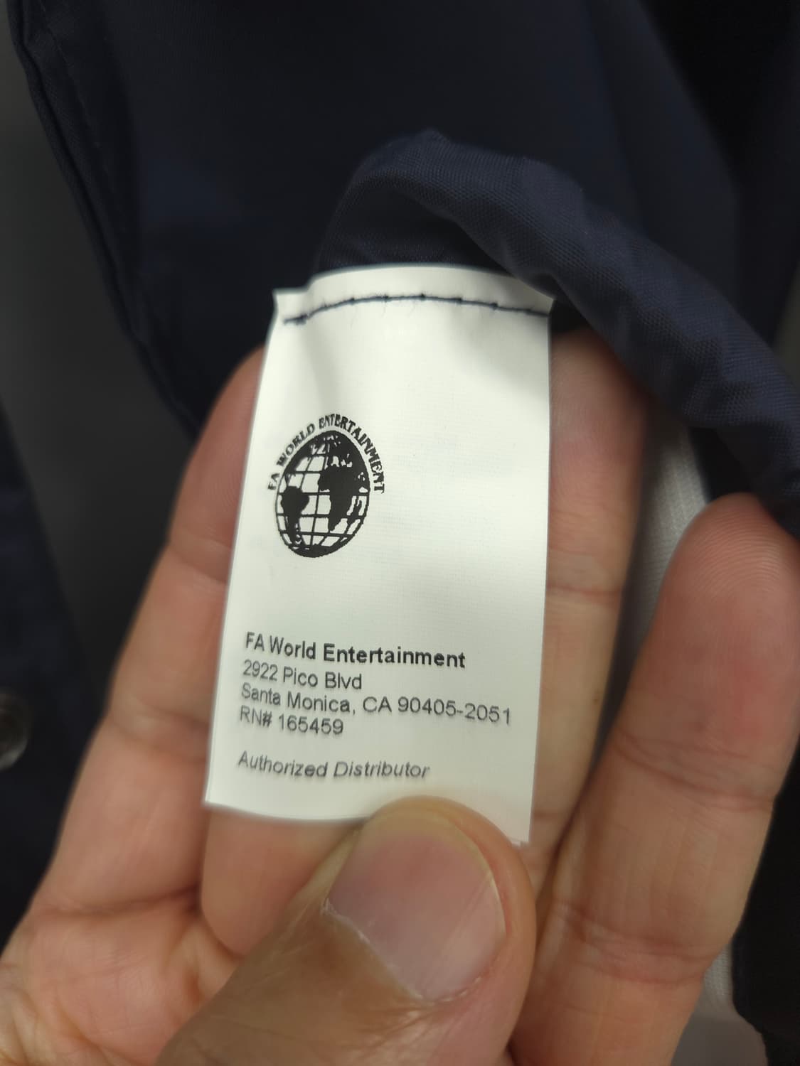 L 하키 X 인디펜던트 네이비 코치자켓 상품이미지8