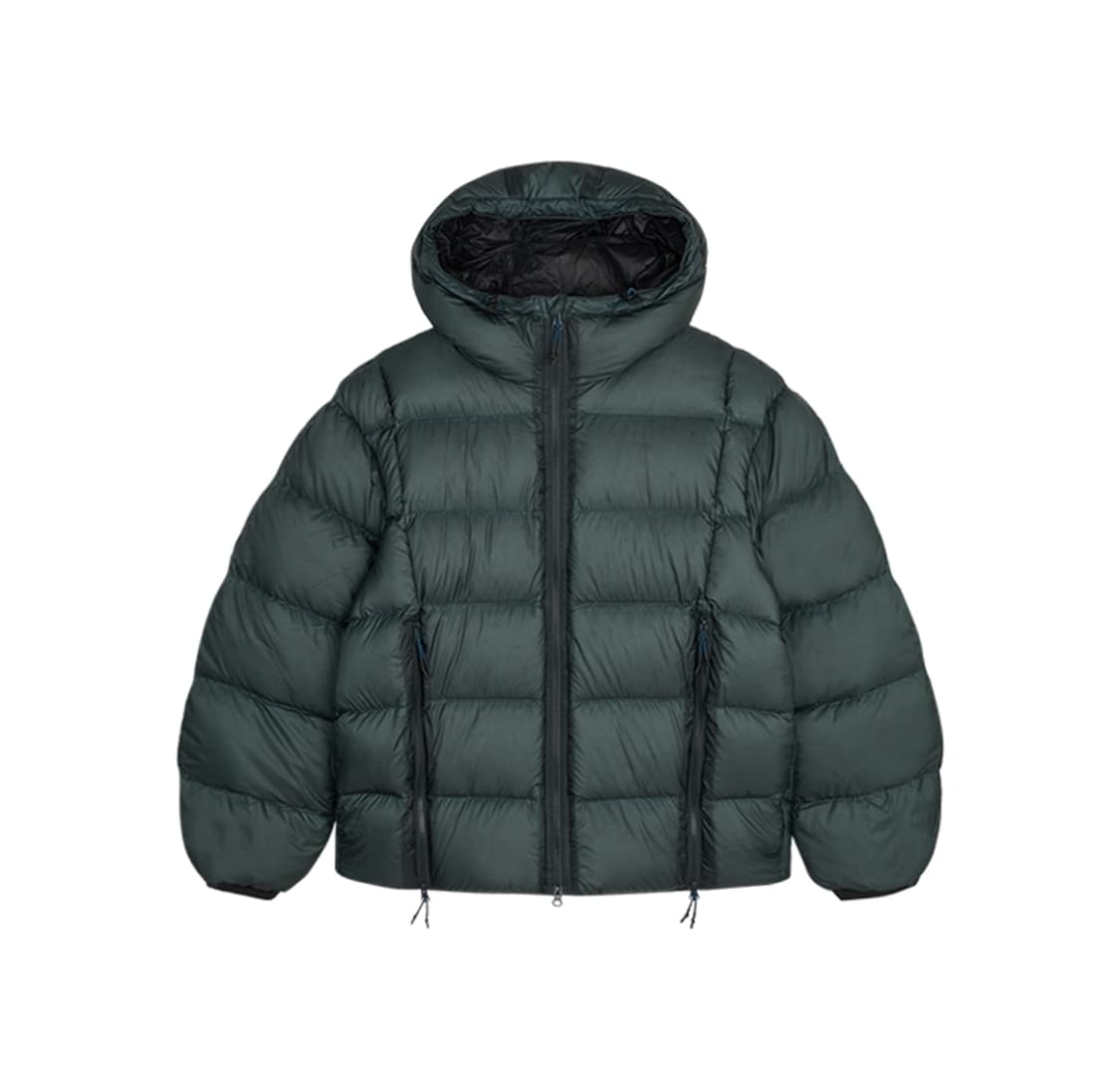 [M] 언어펙티드 LS 후디드 다운 점퍼 네이비 후드 푸퍼 패딩 상품이미지1