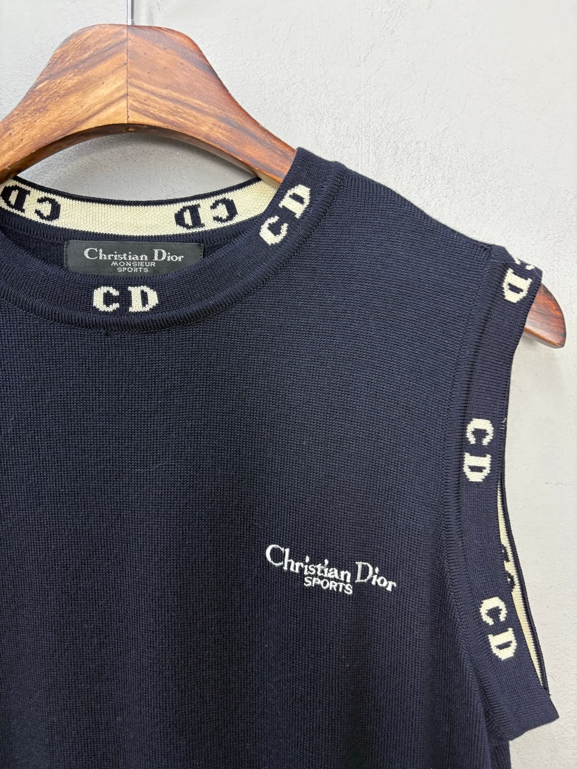 크리스챤 디올 CD 로고 니트 베스트 A2760 상품이미지3