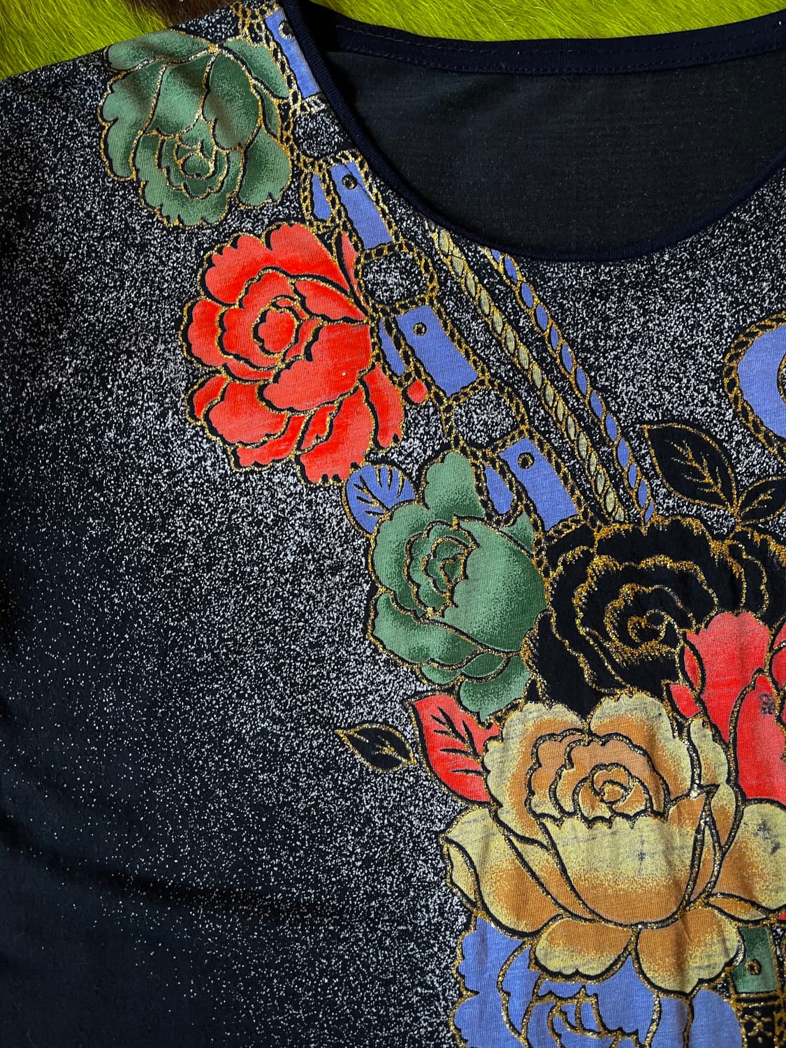 Japanese Vintage Oriental Floral Top 상품이미지4