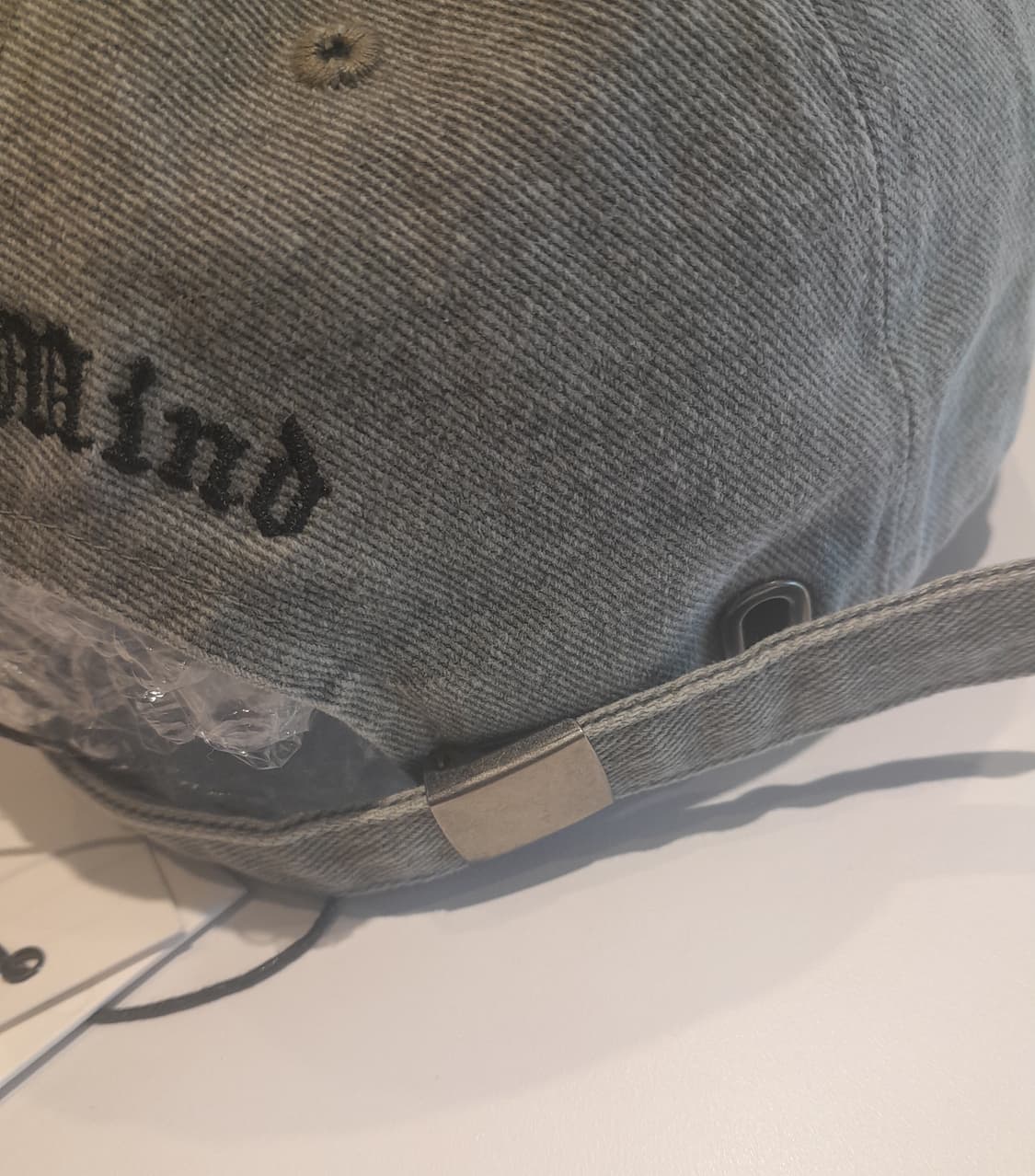 💥(새상품) 아웃스탠딩 워싱 볼캡 (카키)
 상품이미지5