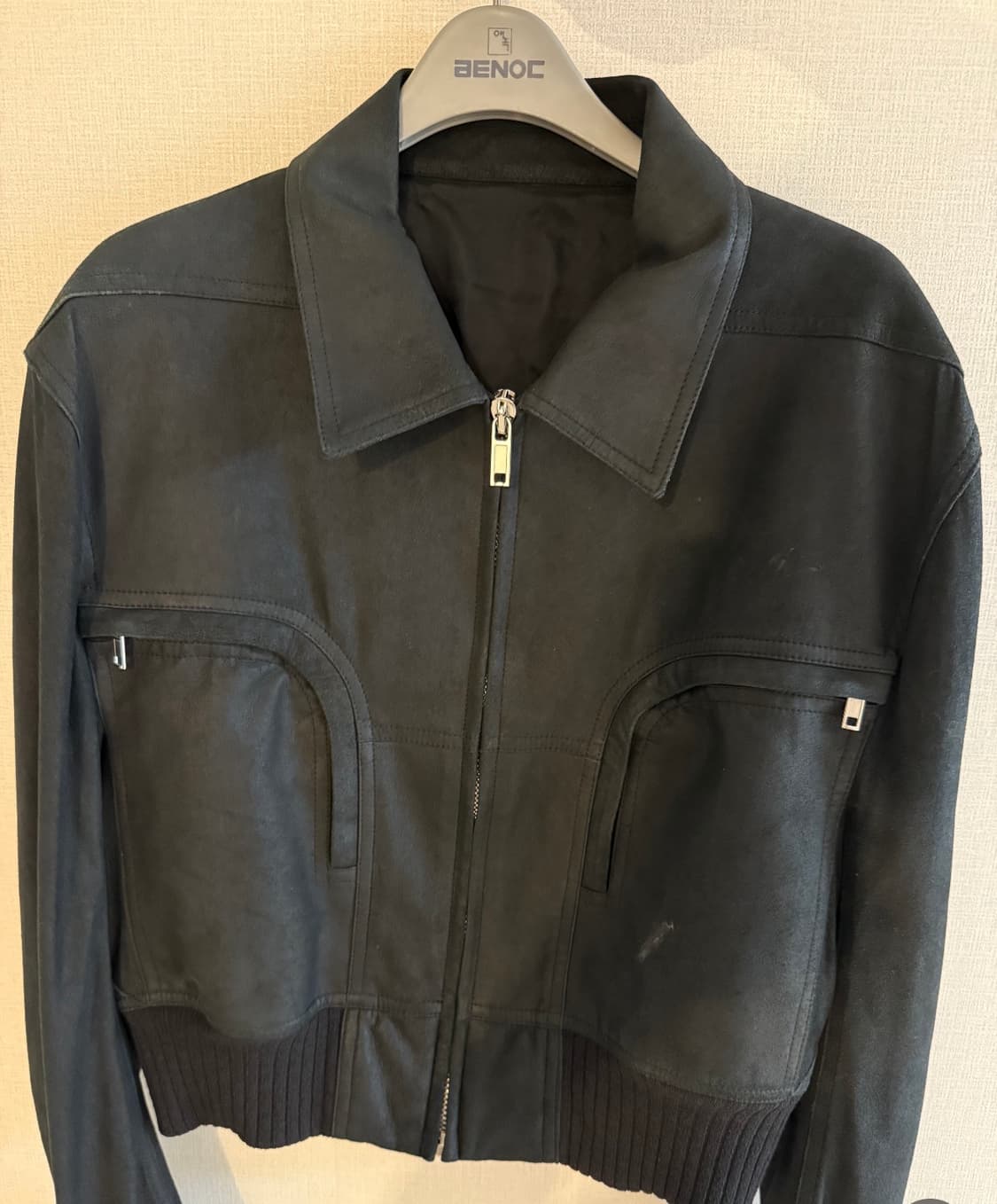 릭오웬스 크롭 레더자켓 상품이미지1