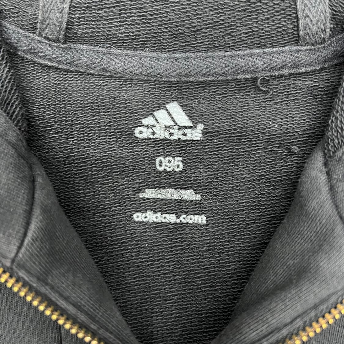 착샷O 아디다스 블랙 풀오버 후드집업 95 상품이미지2