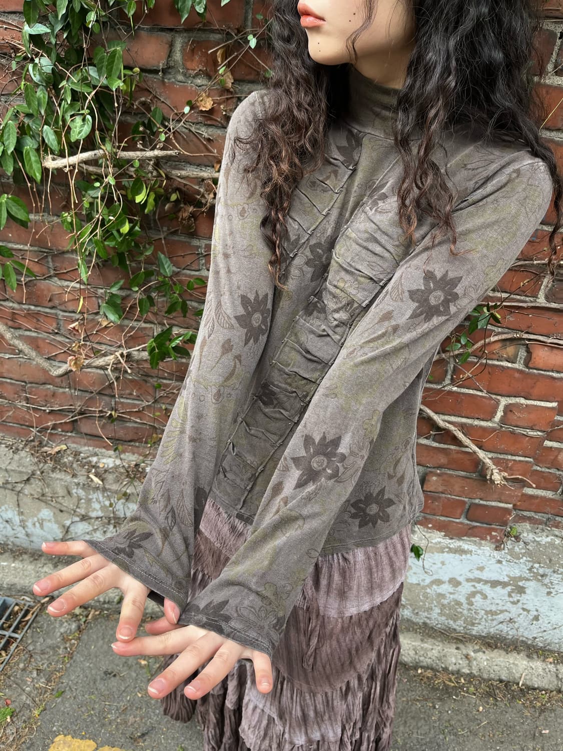 페어리 히피무드 셔링 롱슬리브 상품이미지3