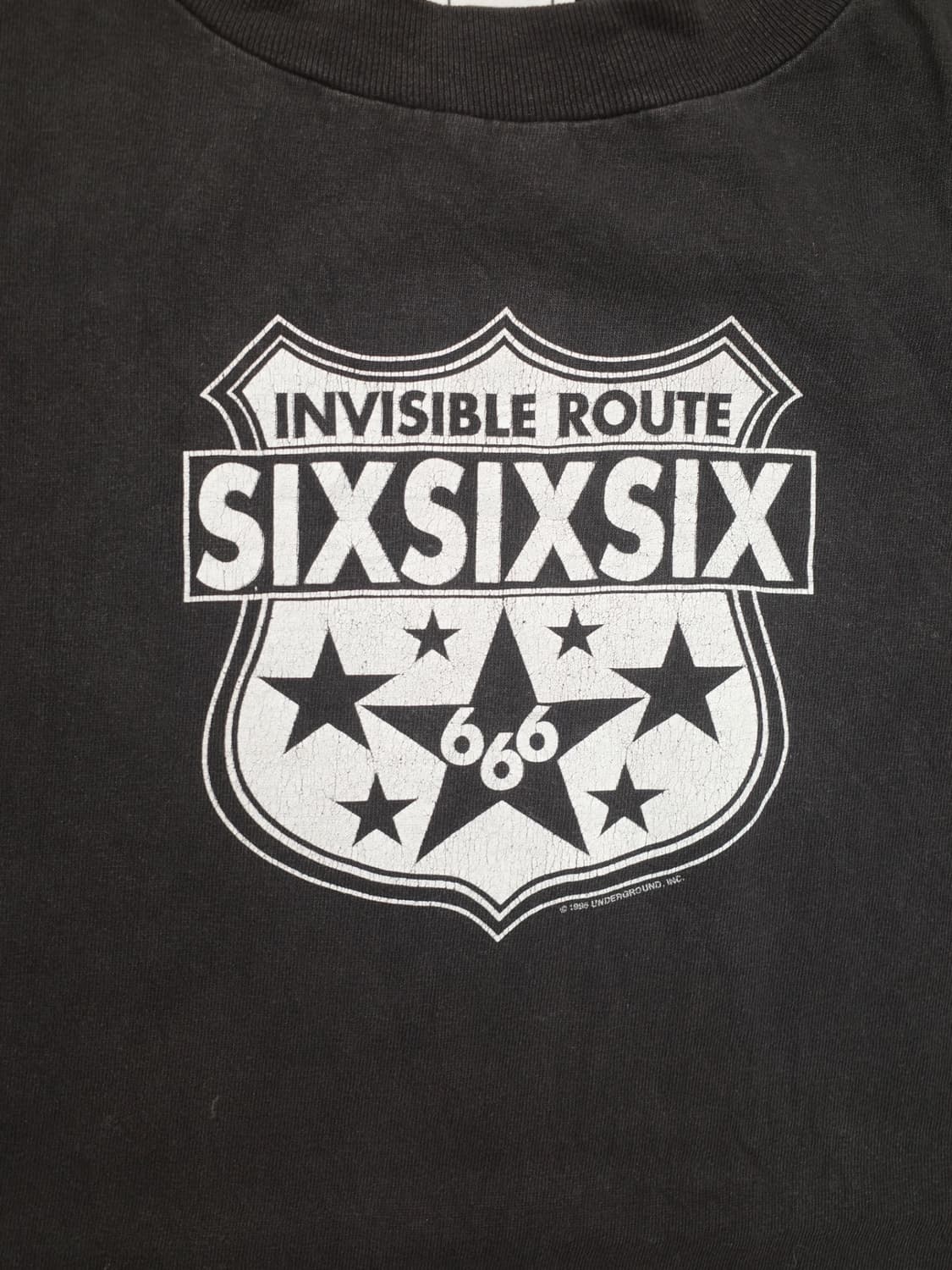 90’s 인비저블 루트 666 빈티지 밴드 티셔츠 상품이미지2
