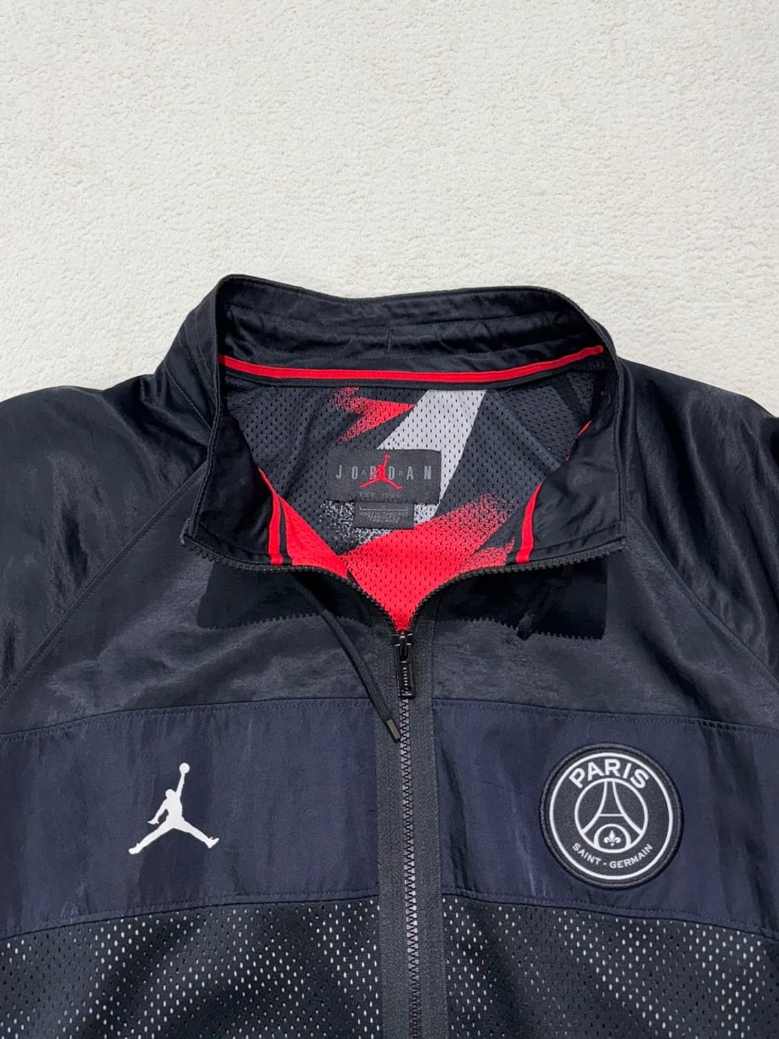 한정판 나이키 조던 x 파리생제르망 에어수트 바람막이 자켓 집업 상품이미지2