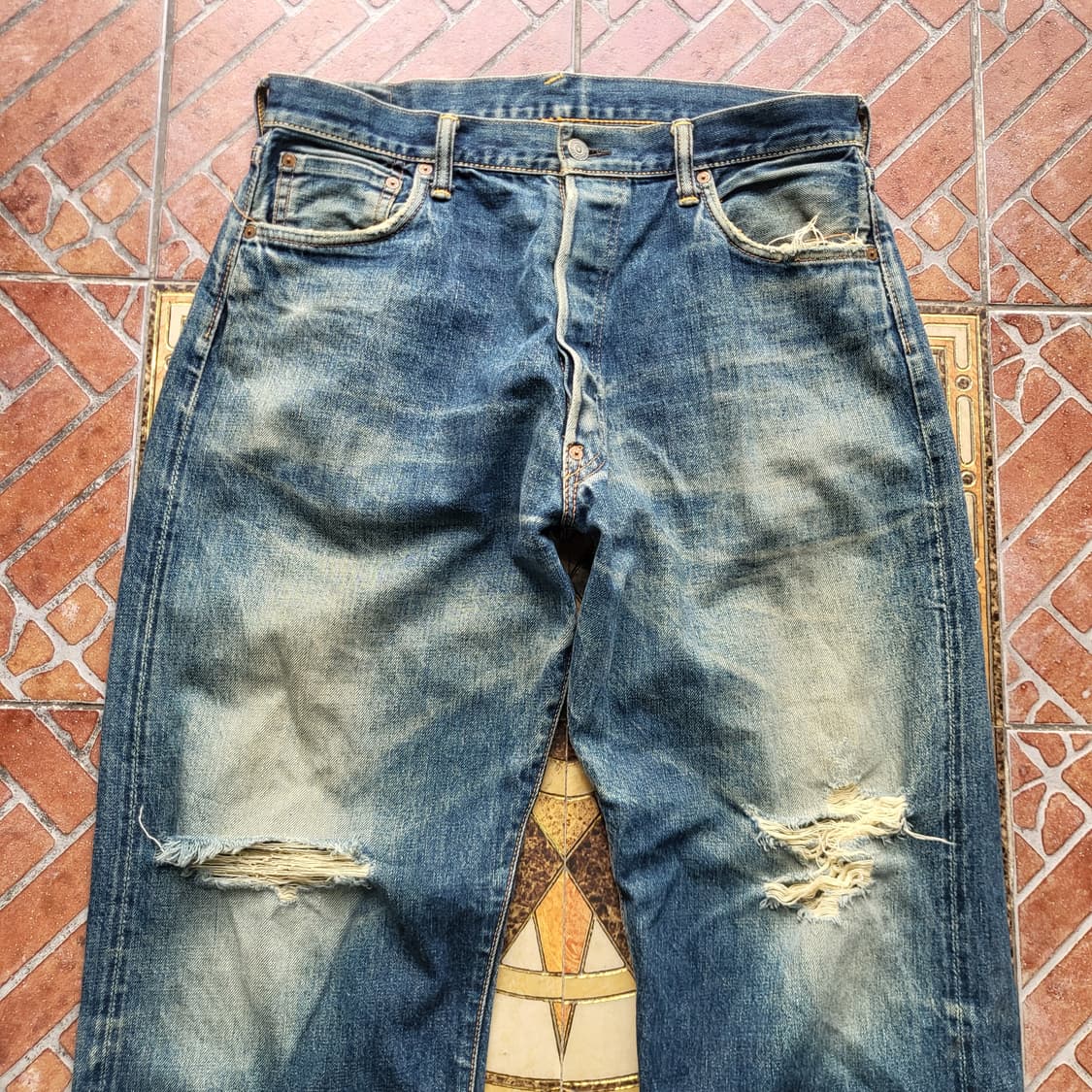 에비수 재팬 셀비지 데님 팬츠 상품이미지7