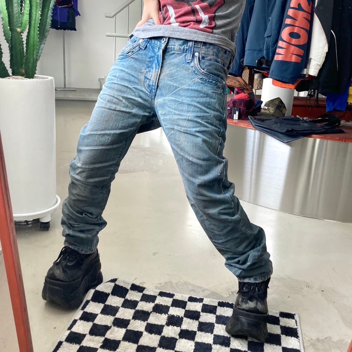 코스튬 x 언더커버 Ripped Denim Jeans 상품이미지3