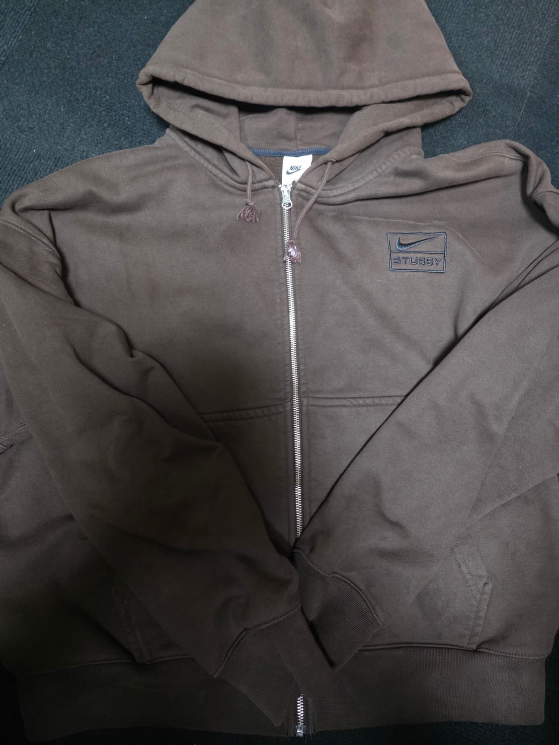 나이키 x 스투시 나투시 후드집업 다크신더 상품이미지1
