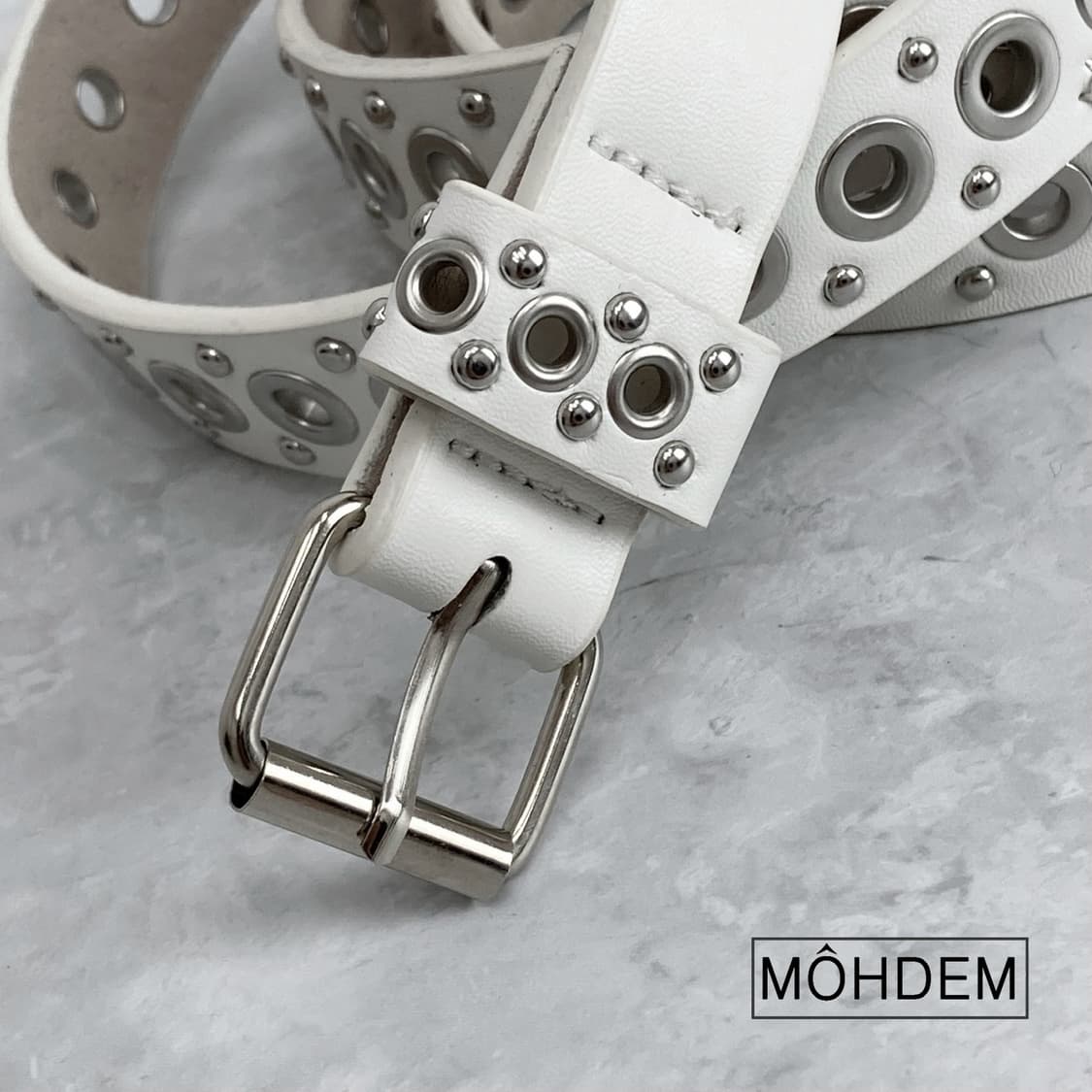 [Unisex] 스터드 아일렛 벨트 상품이미지6