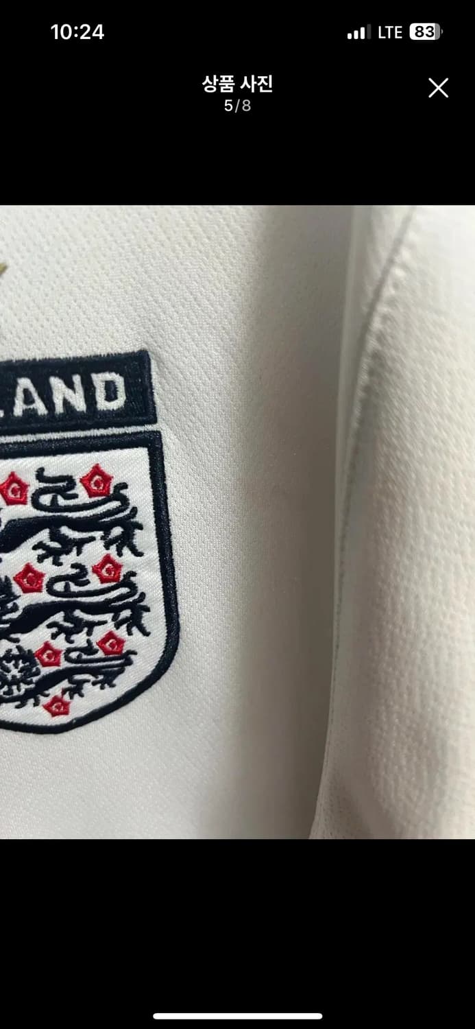 05/07 잉글랜드 베컴 유니폼 긴팔 (가격제시 가능) 상품이미지5