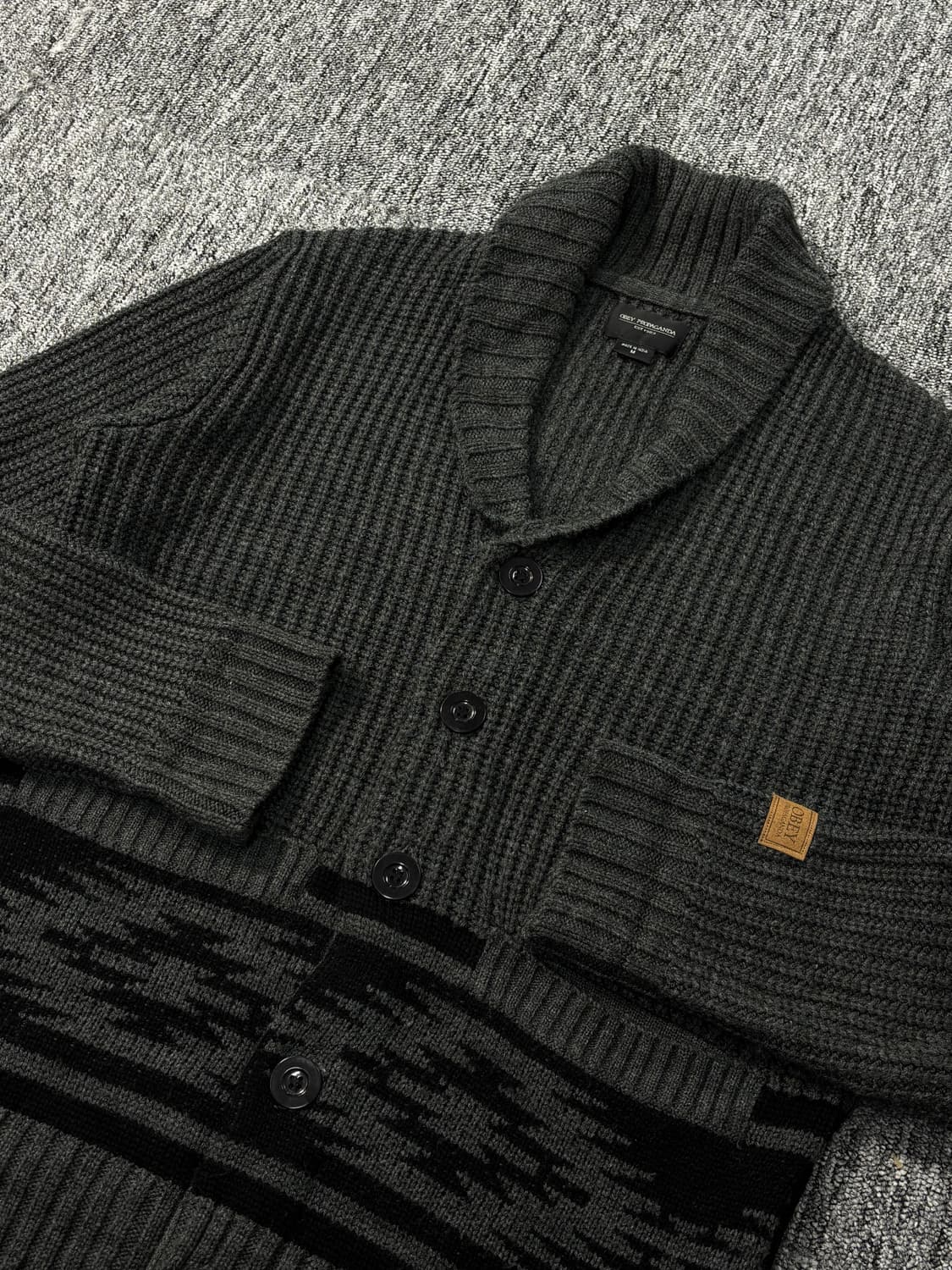 OBEY PROPAGANDA 숄카라 가디건 상품이미지2