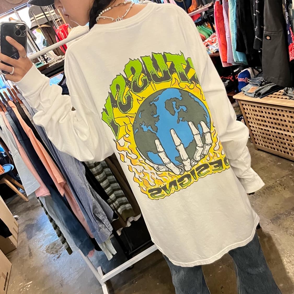 Stüssy worldwide long sleeves 상품이미지9