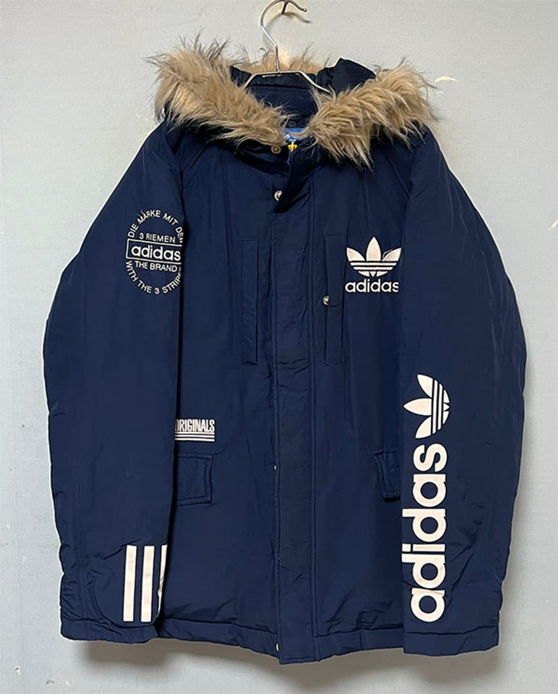 아디다스 남자 로고 덕다운 패딩 캐주얼 XL 105 상품이미지1