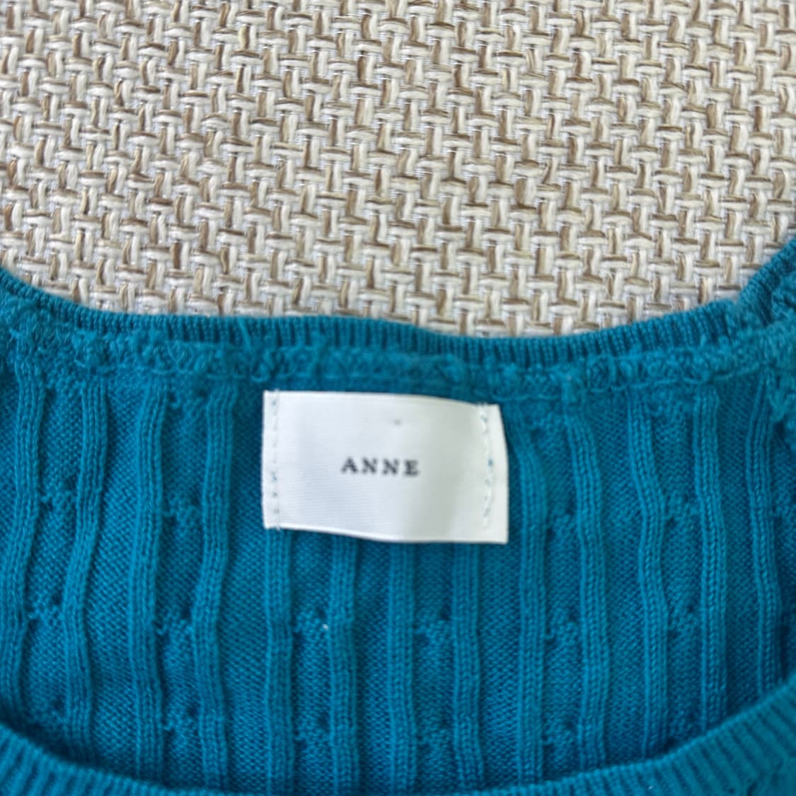 실측확인 빈티지 여자 반팔 니트 0415D 상품이미지2