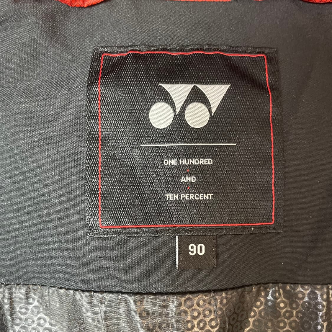 요넥스 오렌지 로고 블랙 푸퍼 패딩 90 상품이미지4