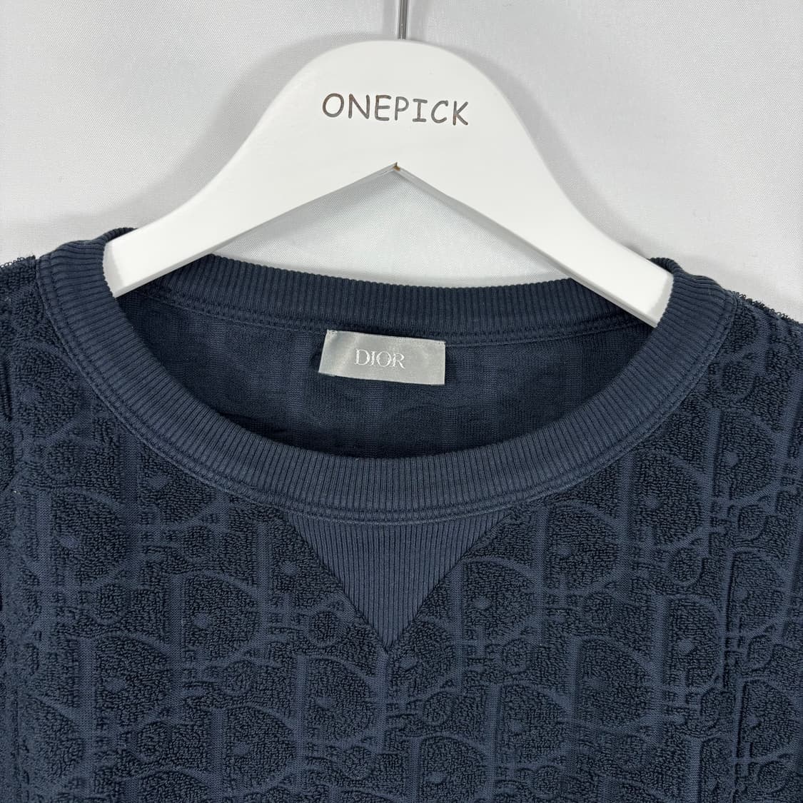 (새상품급,L)디올 오블리크 테리 반팔 상품이미지2