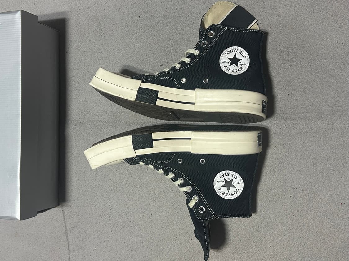컨버스 릭오웬스 척70 하이 블랙 (265) 상품이미지4