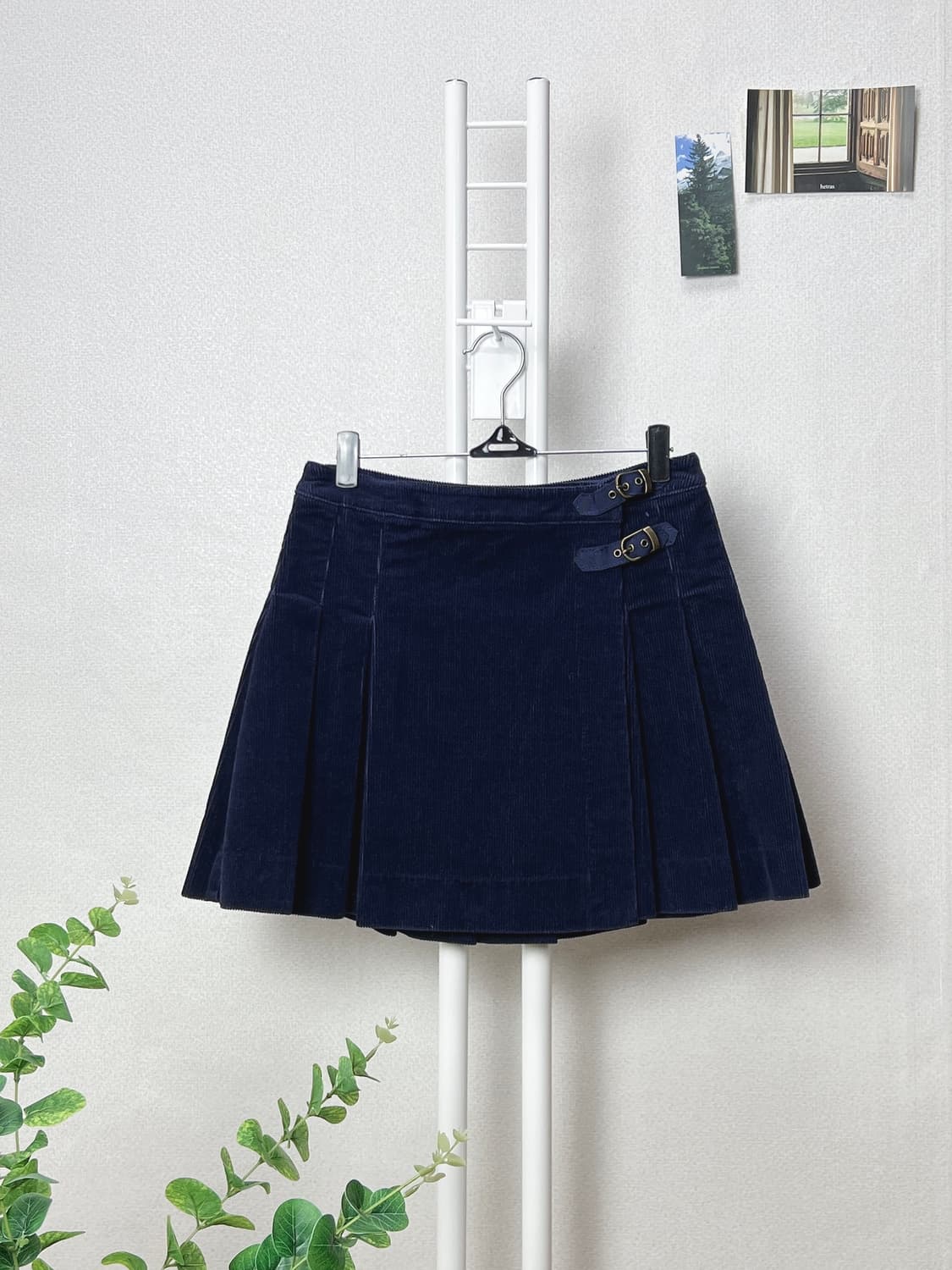 폴로 코듀로이 플리츠 스커트 치마  상품이미지1