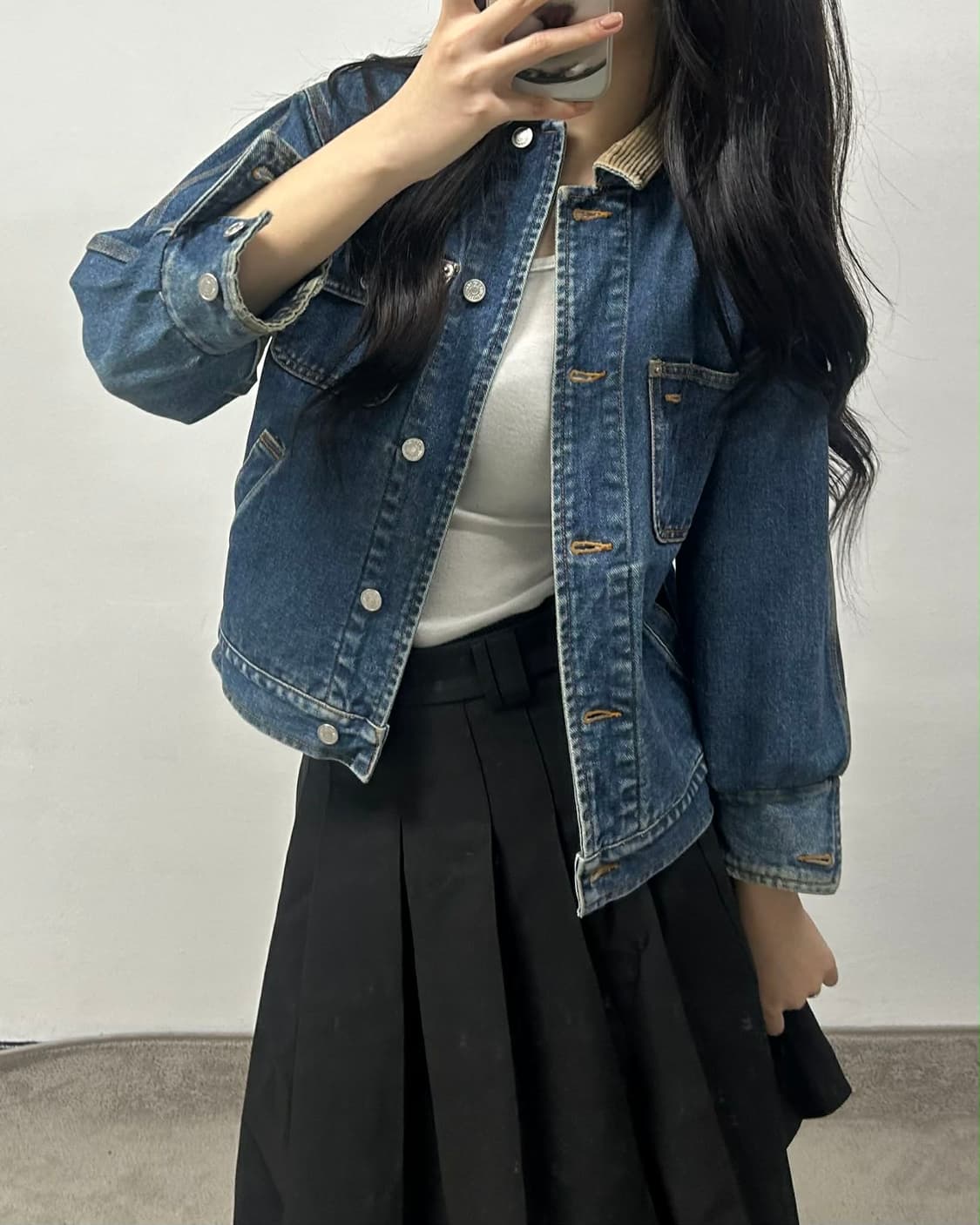 [M] 90s 폴로 랄프로렌 덩가리 데님 워크 자켓 상품이미지4