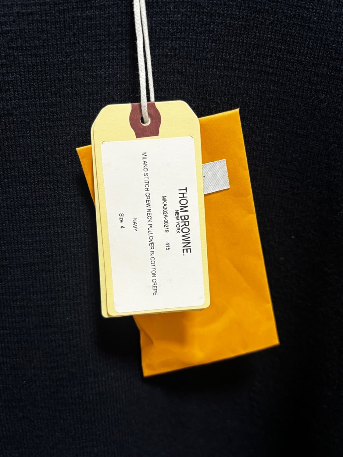 [정품/size4/택포함] 톰브라운 밀라노 스티치 금장 니트 상품이미지10