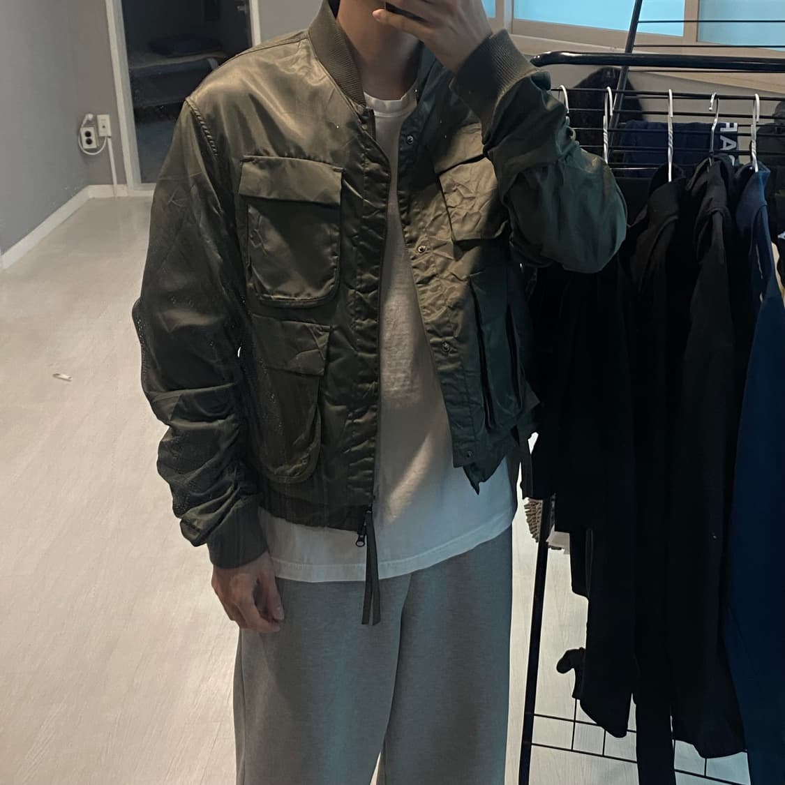 언어펙티드 레이어드 ma-1  플라이트 자켓 M 상품이미지6